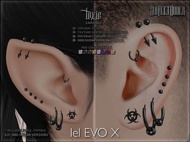 Six Feet Under – Toxic Earrings (EvoX)