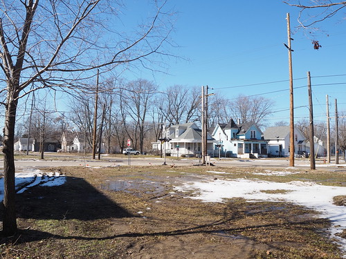 Demolished empty lot at 1144 W 10th Street in February 2022