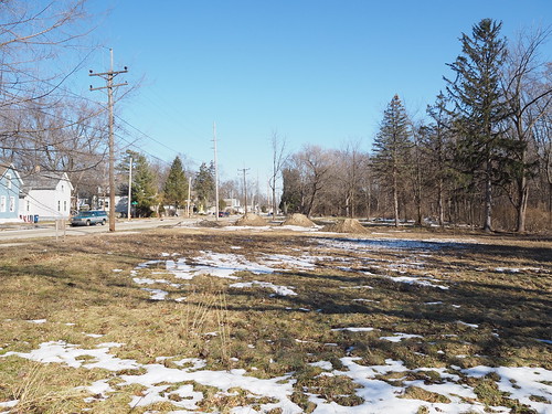 Demolished empty lot at 1712 W 10th Street in February 2022