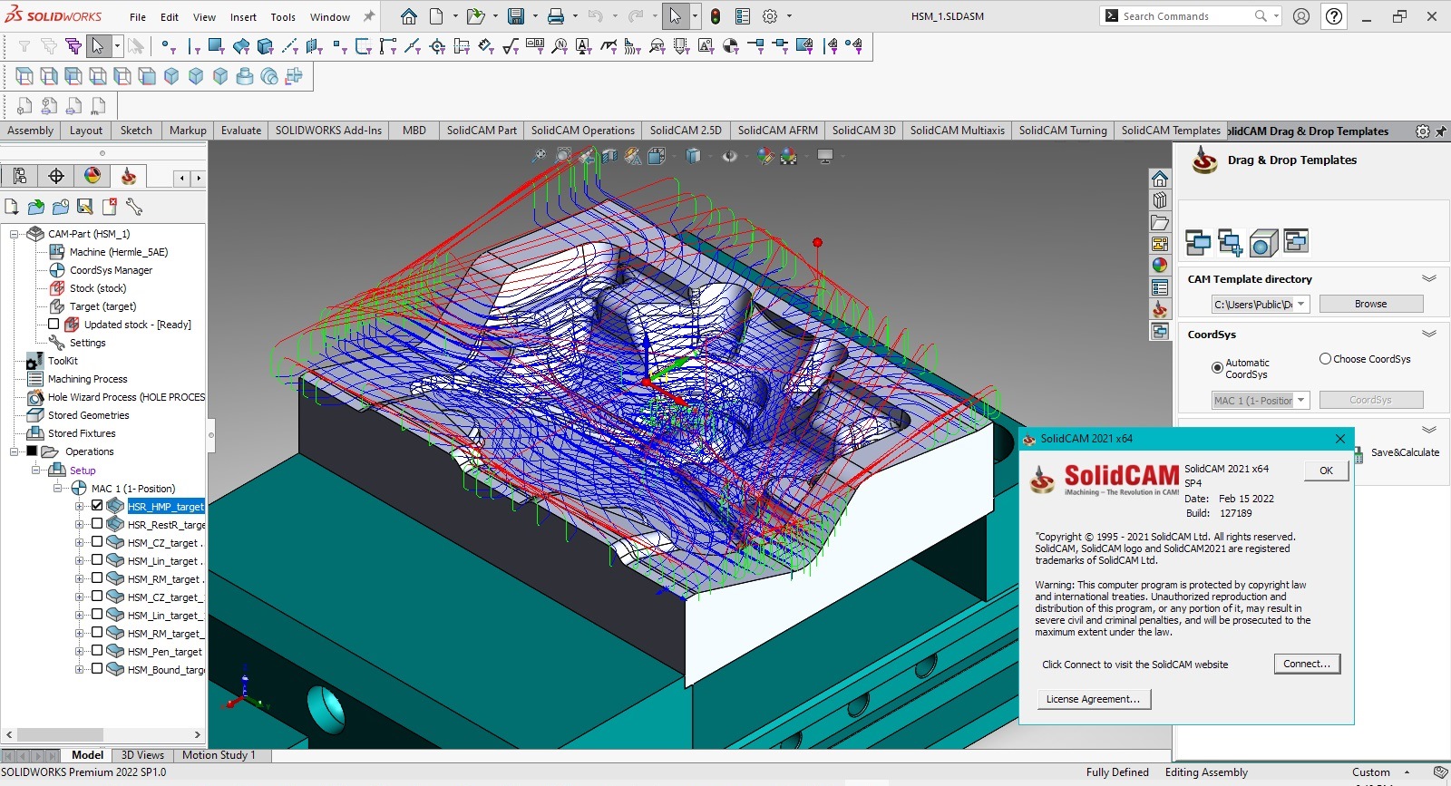 Working with SolidCAM 2021 SP4 Multilang for SolidWorks 2012-2022 full
