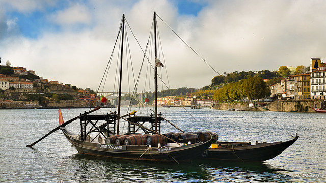 Portugal – Porto/Vila Nova de Gaia - Le barco rabelo ou rabelo