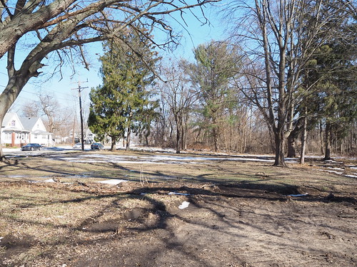 Demolished empty lot at 1524 W 10th Street in February 2022