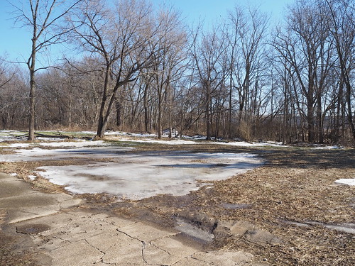 Demolished empty lot at 1608 W 10th Street in February 2022