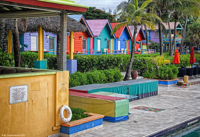 Colorful Cottages at Compass Point in Cable Beach, Nassau
