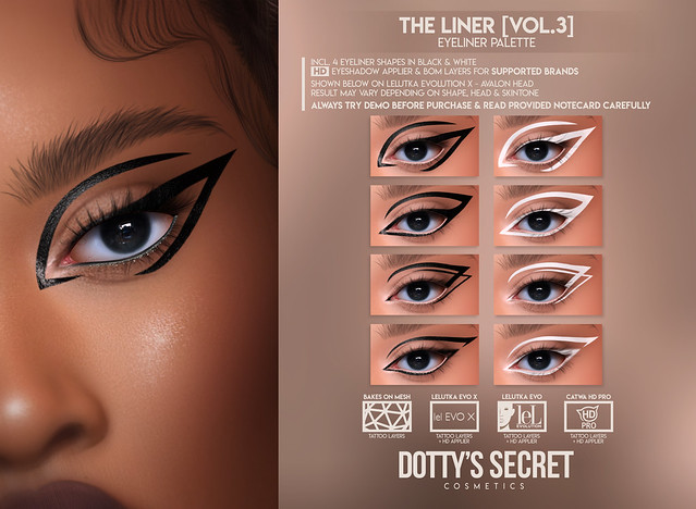 Dotty's Secret | The Liner [Vol.3] - Eyeliner palette