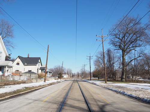 View on 10th Street looking east from Seymour in February 2022