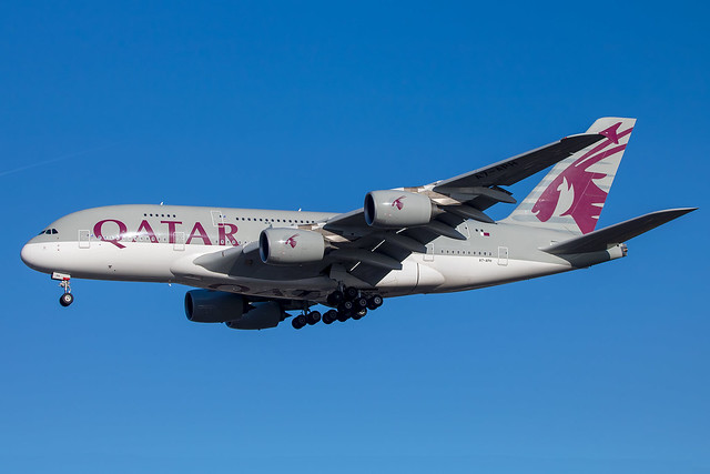 Qatar Airways - Airbus A380-861 A7-APH @ London Heathrow