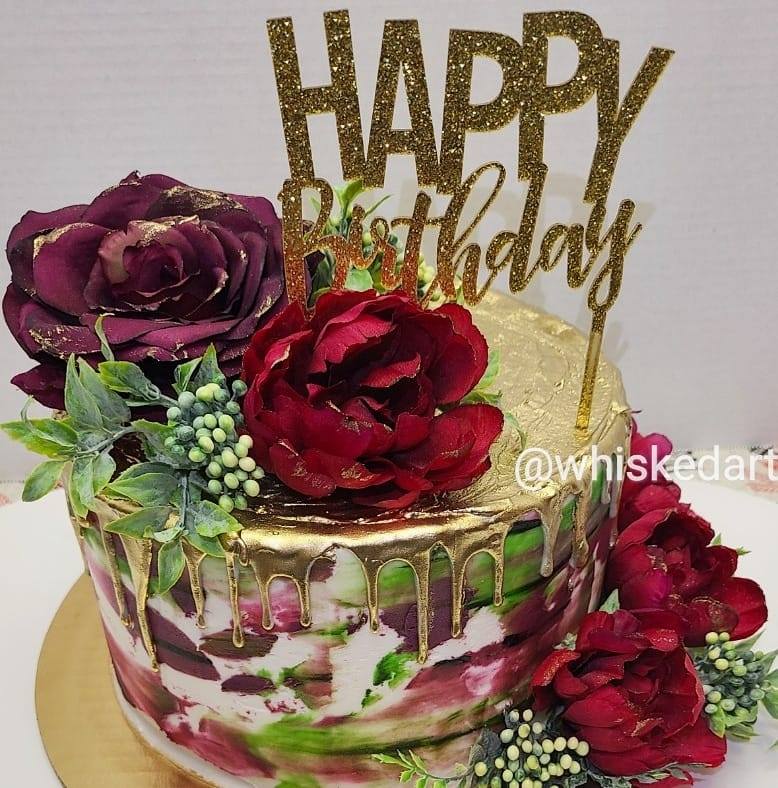 Cake by Whisked Art Custom Confections