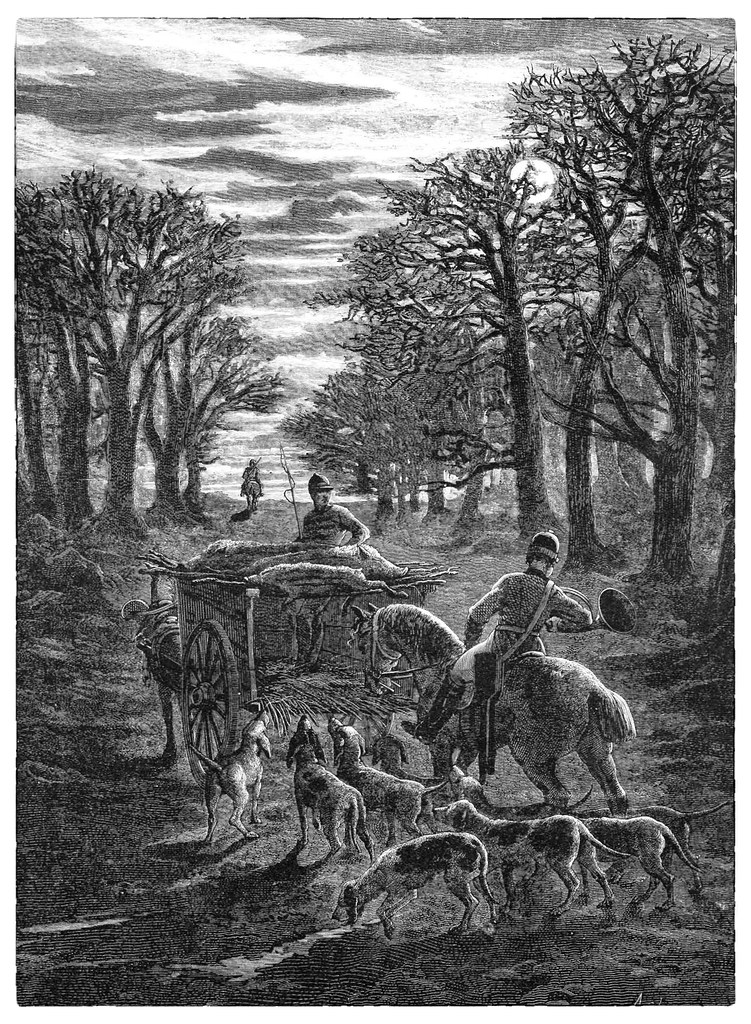 1869 - El regreso de una cacería.