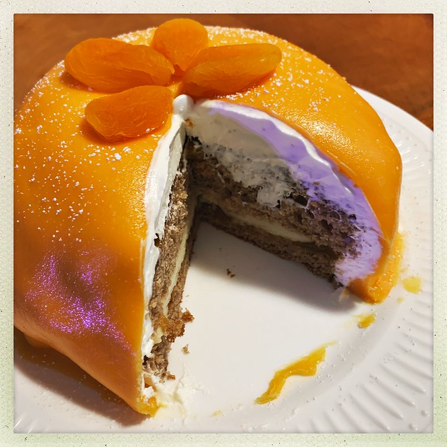 Apricot and Spice Princess Cake