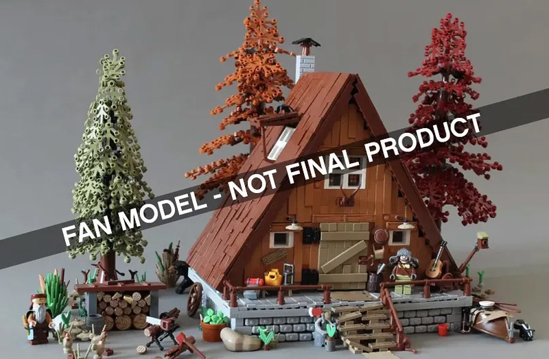 LEGO Ideas A-frame Cabin