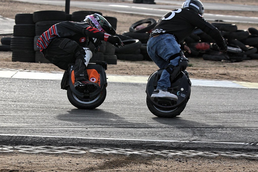 Racers participate in the PEV Race and Ride at Apple Valley Speedway in Victorville, Calif. on Sunday, Feb. 20, 2022. (Jesse Garnier/SFBay)