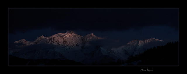 Crépuscule sur le Mont-Blanc | Mont-Blanc at dusk