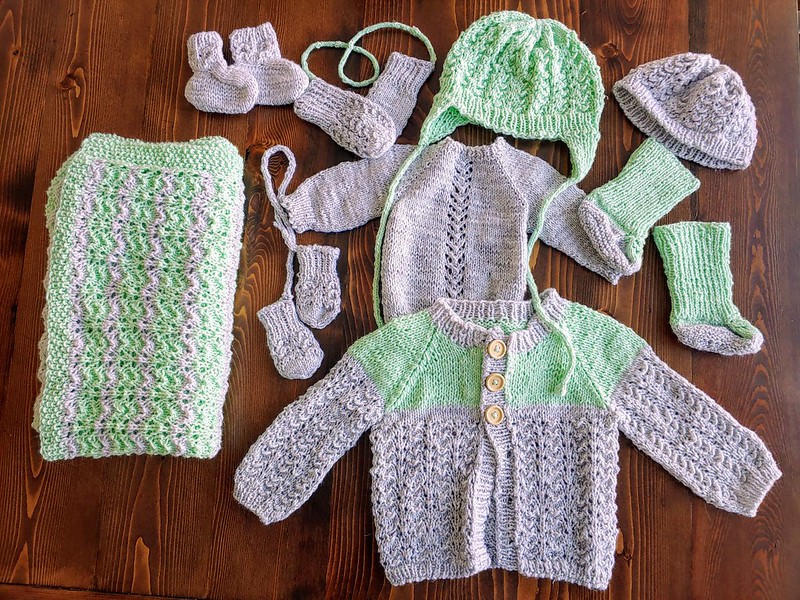 The Eyelet Knit Baby Layette
