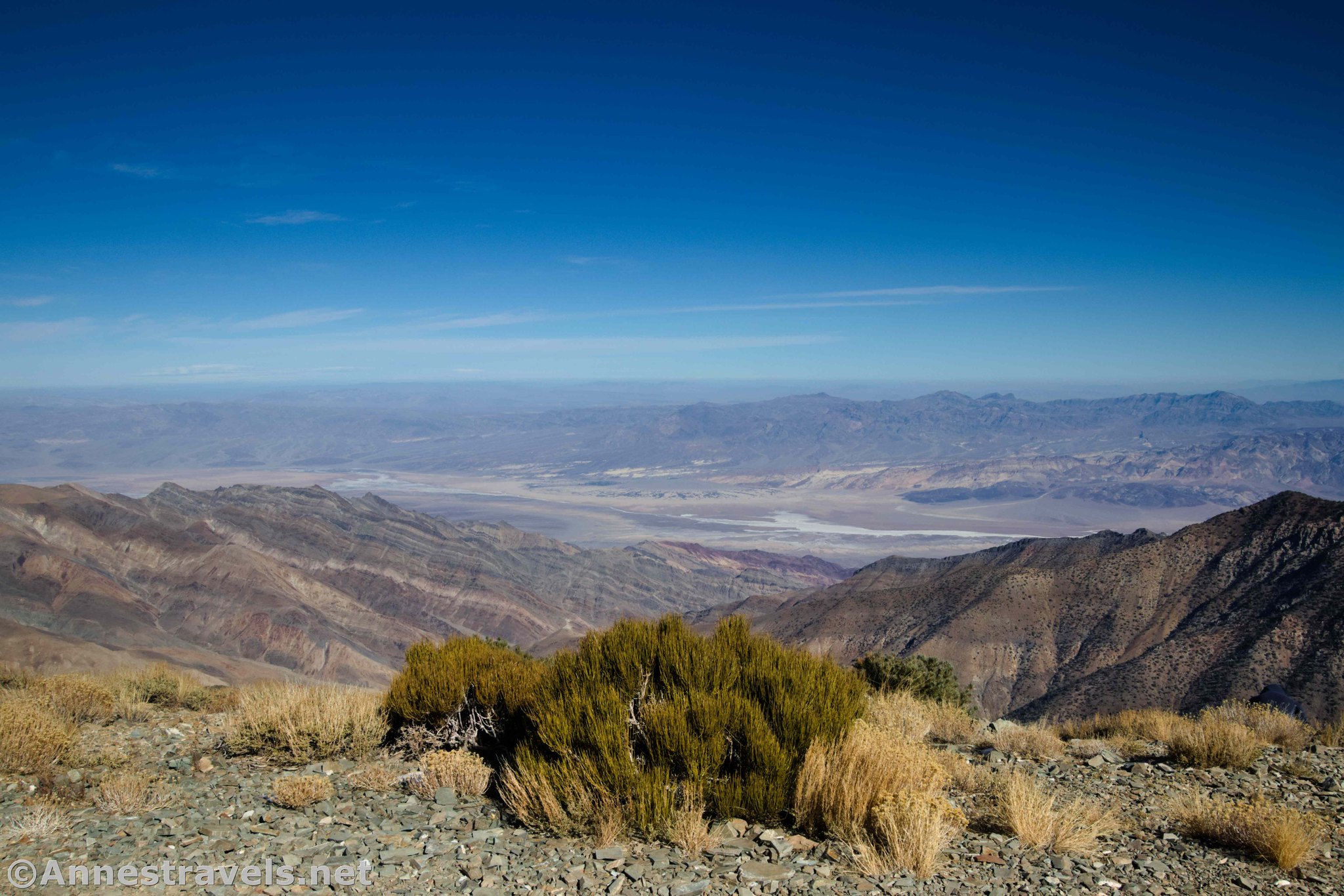 Views from Wildrose Peak, Death Valley National Park, California