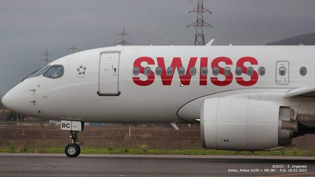 Swiss, Bombardier CS100 > HB-JBC (FLR/LIRQ -19.02.2022)