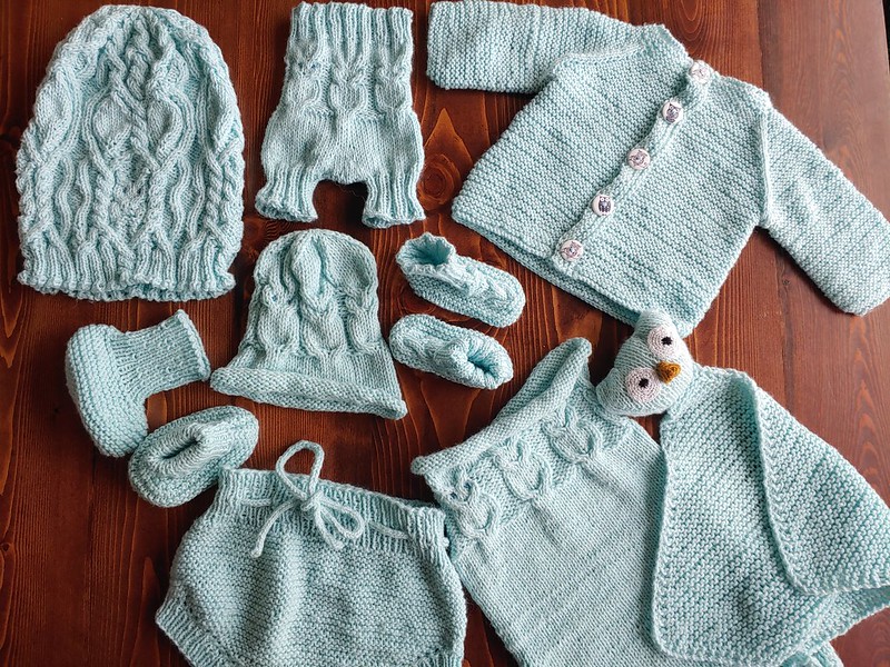 The Owlie Knit Baby Layette