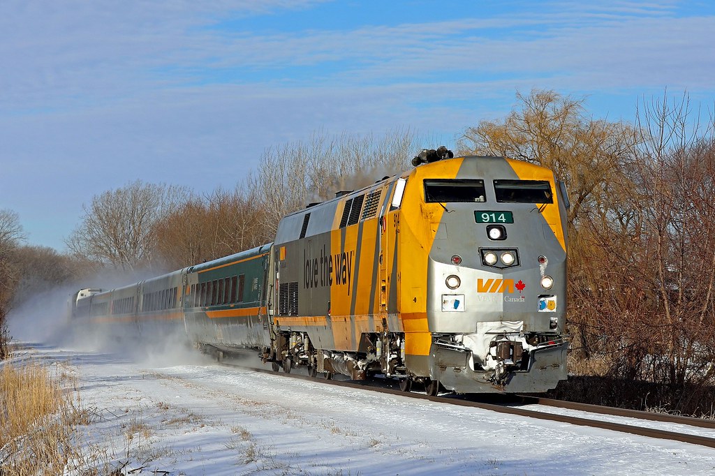VIA 914-72 022022 | VIA 914 heads up Windsor-Toronto train 7… | Flickr