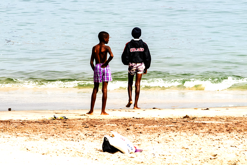Two boys on Mole Beach on 2-29-22--Swakopmund copy