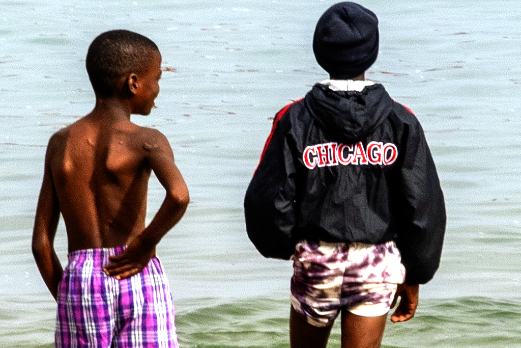 Two boys on Mole Beach on 2-29-22--Swakopmund (detail) copy