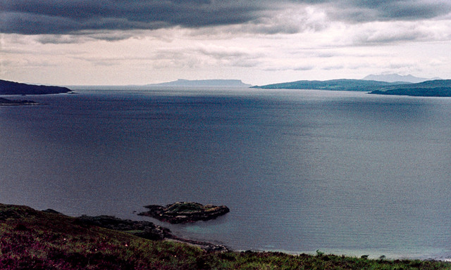 Eigg over the Sound of Sleat
