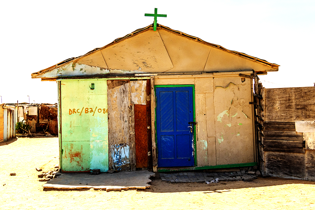 Church in Democratic Resettlement Community on 2-23-22--Swakopmund copy