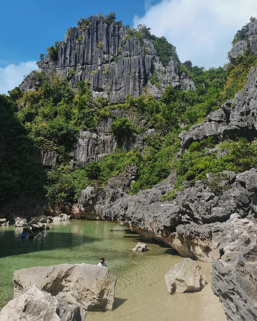 A view of the Tangke Lagoon, Gigantes Islands Philippines