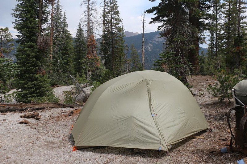 We made camp near Minaret Creek just north of Devils Postpile National Monument
