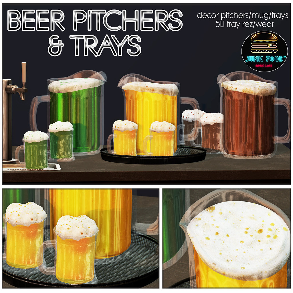 Junk Food – Beer Pitchers & Trays Ad