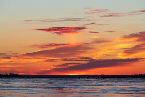 lr_2L0A4269_20220224_0647 by Paul Lantz, Purple and orange skies down the Bay of Quinte before sunrise 2022 February 24.2022february24 70200m