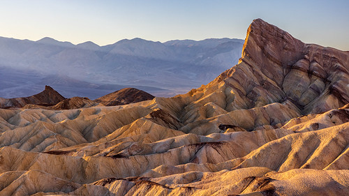 Manly Beacon Afternoon, california deathvalley deathvalleynationalpark manly manlybeacon panamintmountains usa unitedstates zabriskie zabriskiepoint badlands beacon landscape mountain nationalpark park sunset