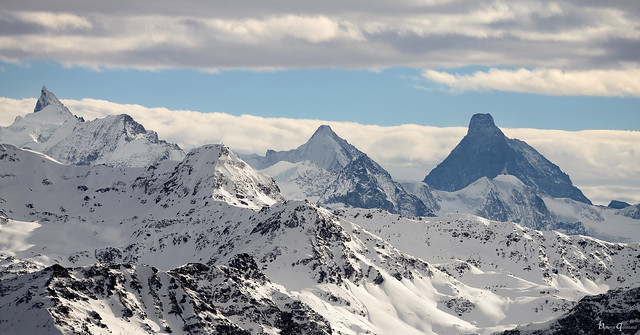 Mont Cervin Matterhorn vu du col de la Gemmi