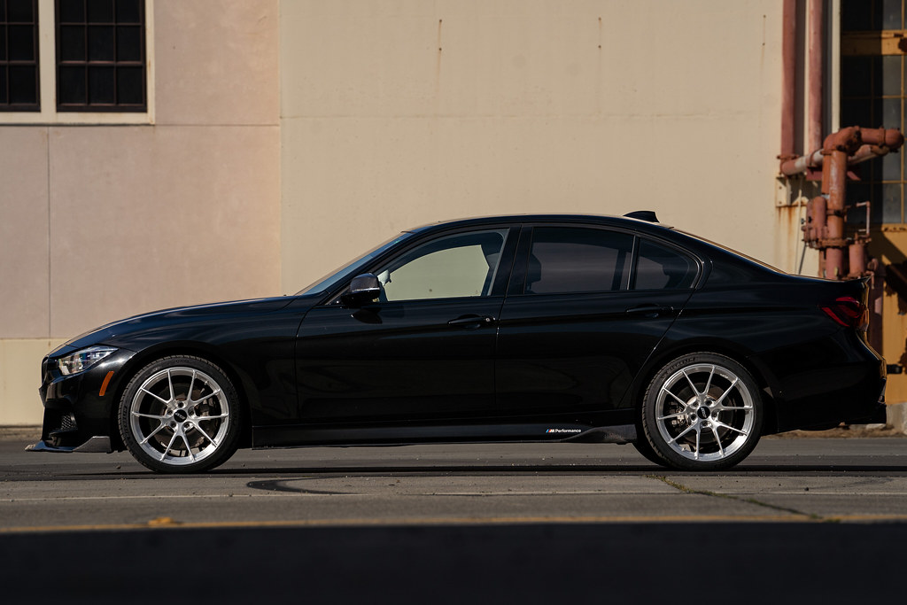 BMW F32 Coupe 4 Series with 19 VS-5RS in Brushed Clear on BMW F32