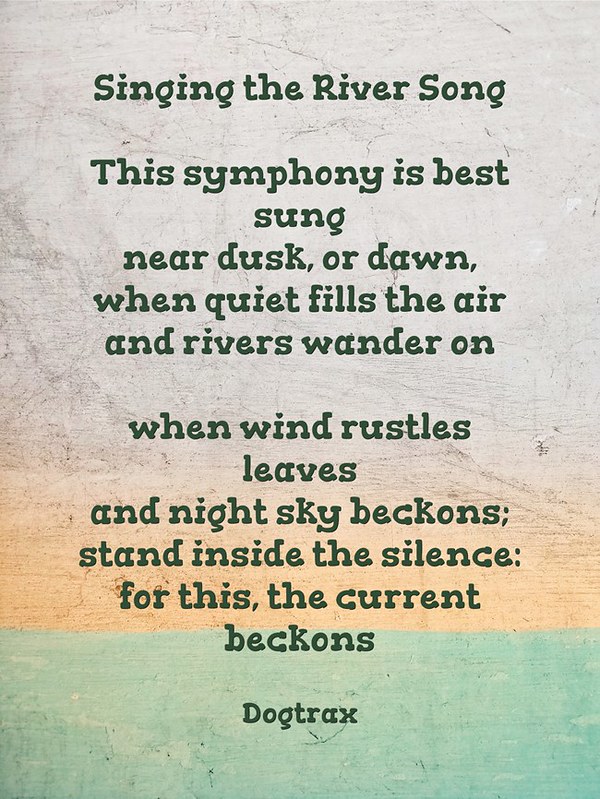 Poem: River Song