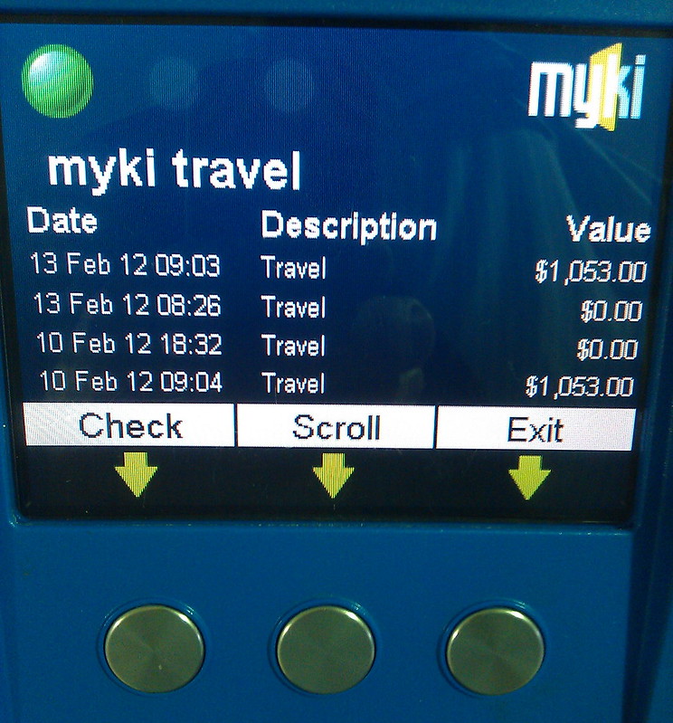 Myki Check (Feb 2012)