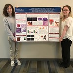 2017-08-09: Francesca and Carly presenting their poster at Houston Methodist Cancer Symposium