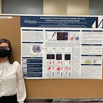 2021-08-09 - 2021 Summer Intern Aileen Carcamo-Bahena with her poster at the MAPTA Summer Symposium!