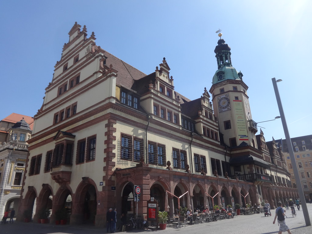 1556/57 Leipzig Altes Rathaus in Renaissance von Hieronymus Lotter/Paul Wiedemann/Hans Pfretzschner Markt 1 in 04109