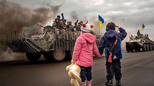 No a la invasión de Ucrania por Rusia