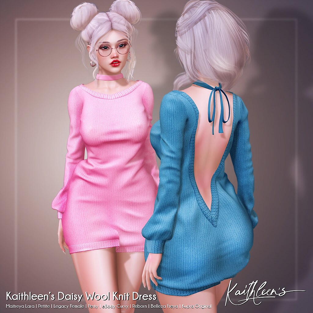 Kaithleen's Daisy Wool Knit Dress