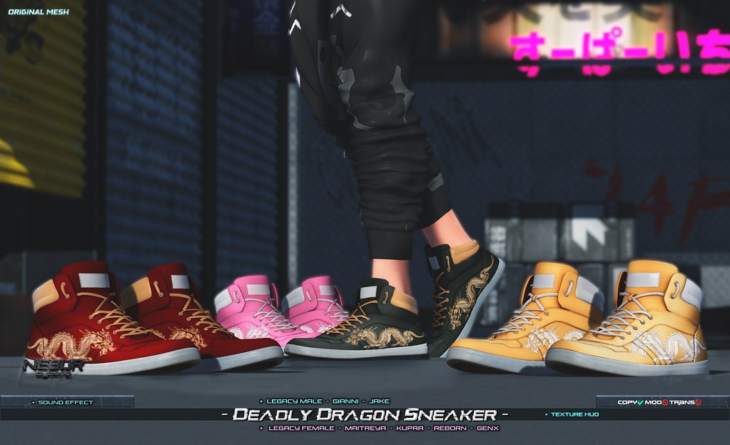 Deadly Dragon Sneaker / ɴᴇʙᴜʀ ᴄʏʙᴏʀɢ