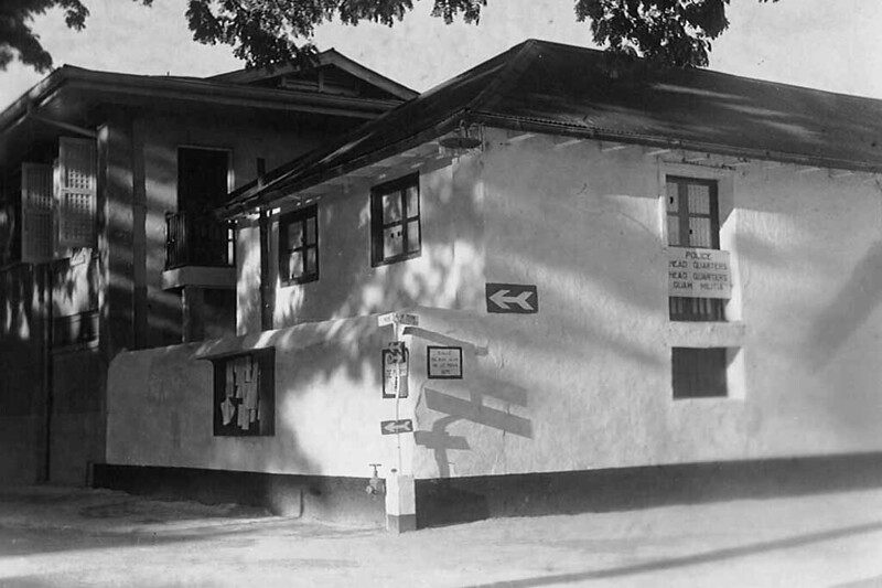 Pre-war jail and prison in Agana (Hagåtña). Guam Public Library System Collection