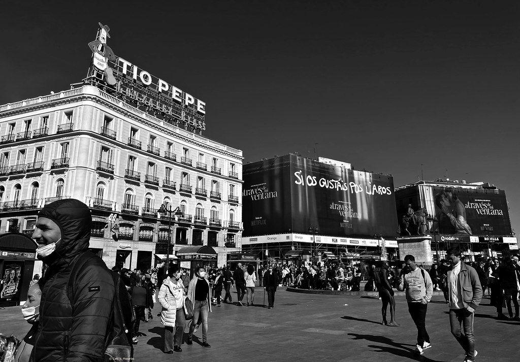 Madrid . Puerta del Sol.