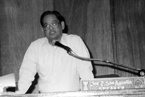 Speaker Joe T. San Agustin