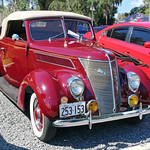 1937 Ford Cabriolet Car show at Wallace Brooks Park, Inverness.