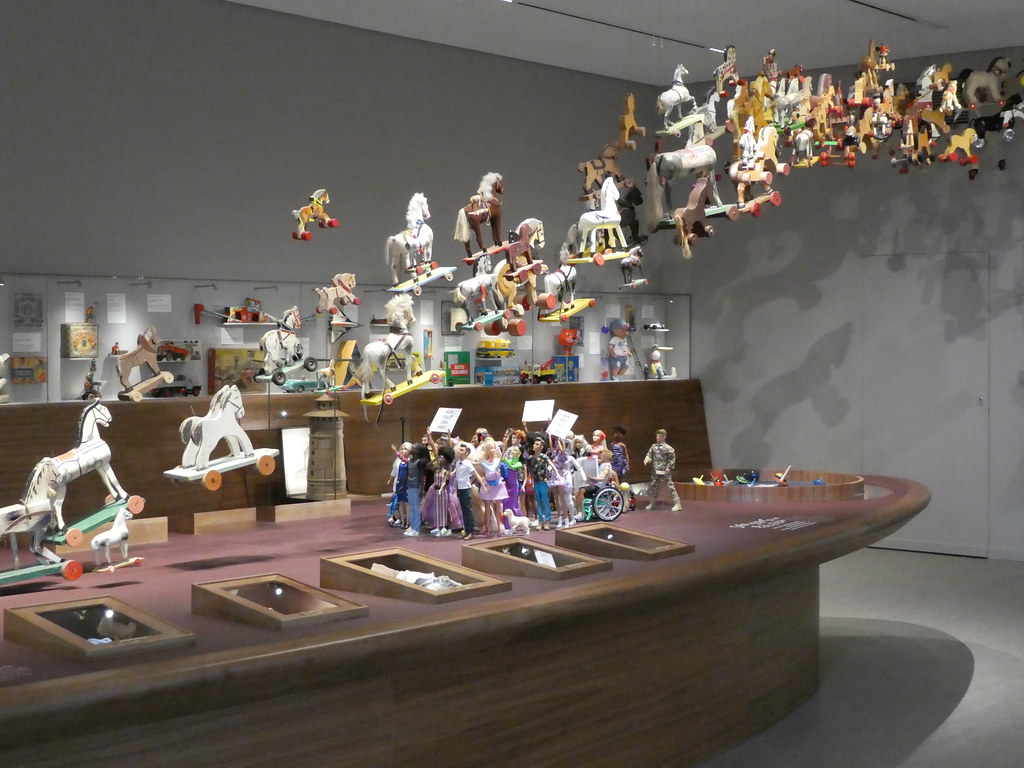 Exhibits in the Nuremberg Toy Museum