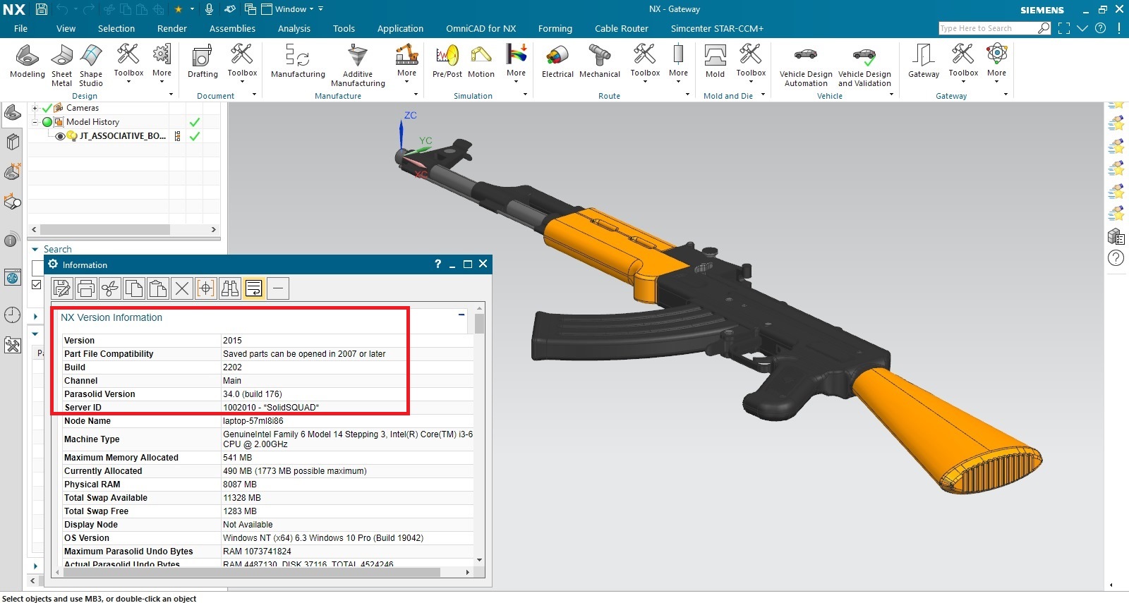 Working with Siemens NX 2015 Build 2202 full