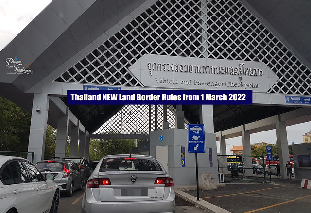 Thailand NEW Land Border Rules from 1 March 2022