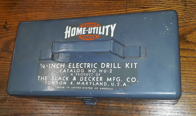 1950s Black and Decker Drill Kit Feb 2022