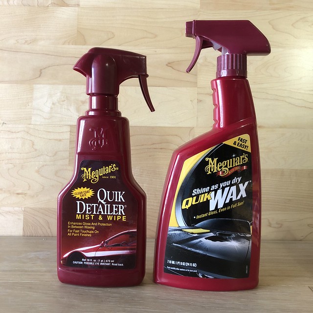 Meguiar's Quik Detailer & Quik Wax - Car Washing